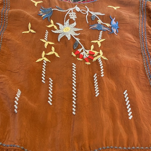 NEW JOHNNY WAS dixie tunic top in almond - Picture 13 of 16